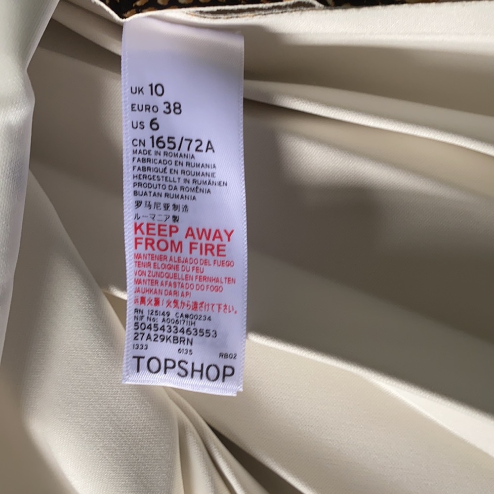 TopShop size. 6 midi skirt - Picture 10 of 11